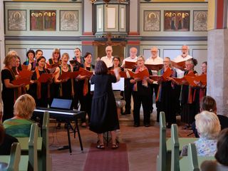 Chorauftritt im Rahmen der „Féte de la musique“